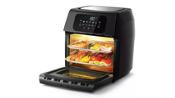 10L-15L Stainless Steel Air Fryer Oven with Digital LCD Control and Glass Door: A Commercial Smart Electric Air Fryer1