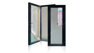 Modern Aluminum Interior Glass Pivot Front Entrance Door