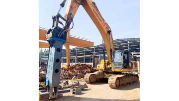 Excavator hydraulic olecranon shears