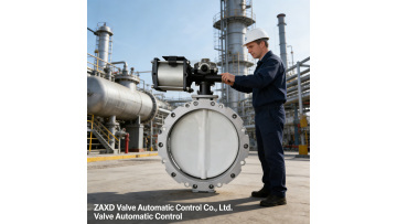 Large Diameter Pneumatic Butterfly Valve with Stainless Steel Body