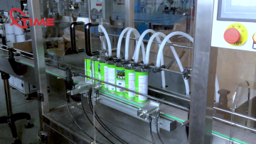 Automatic beverage milk juice water liquid glass can plastic bottling packing filling machine1