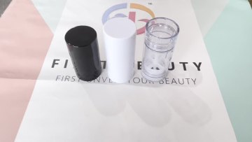 Round Shape 20g Transparent Deodorant Stick Container Plastic Different Capacity Tube Container1