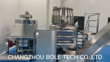 Solid preparation production line