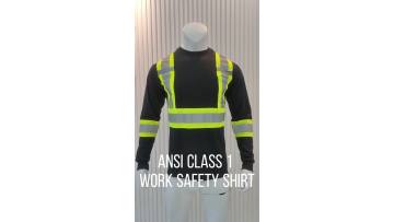 T005 HI VIS WORK SAFETY SHIRT