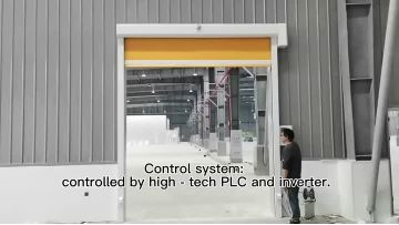 Automatic Zipper Fast Door Pvc Curtain