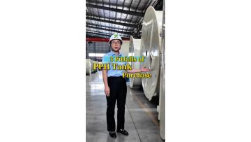 3 Key Points for Buying Quality PPH Storage Tank