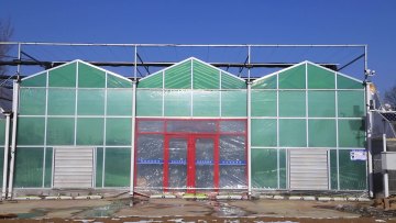 Cheap Intelligent Agriculture Multi-Span Glass Greenhouse Hydroponic Greenhouse1