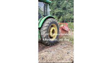Tapioca harvester machine