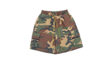 Wholesale OEM Custom oversize Summer Camouflage Drawing Shorts Zippered Casual Shorts For Men1