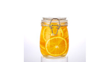 Wholesale 500ml 750ml 1000ml Round Shape Airtight Glass Jar Kitchen Use Food Storage Jar1