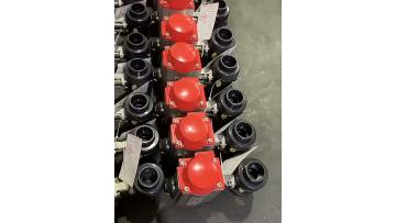 Pneumatic Plastic Double Union Ball Valve