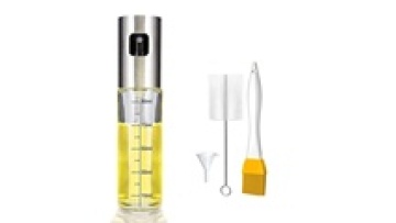 Stainless Steel Kitchen Flavor Dispenser Seasoning Bottle Glass Olive Oil Dispenser1