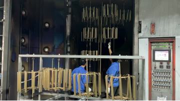 pvd plating chrome machine operation training