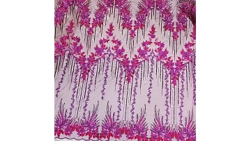 bridal fabric luxury embroidery beads sequins purple beaded fabric luxury wedding dress embroidery fabric1