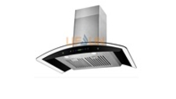 Made In China 900mm Super Slim Curved Glass Hood /Electric Switch Kitchen Chimney/Commercial Kitchen Exhaust Hood1