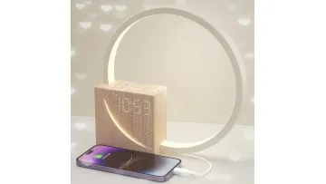 Sunrise Alarm Clock with 10 White Noise Sounds for Deep Sleep Lamp1