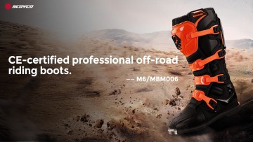 CE-Certified Professional Off-Road Riding Boots - MBM006