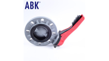 DIN Standard PVC CPVC Plastic PVC CPVC Butterfly Valve1