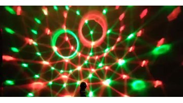 Mini Rotatable RGB LED Disco Ball With Remote Control 7 Strobe Mode Sound Activated Party Light For Home Dance DJ Birthday1