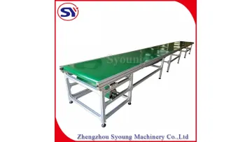 PVC PU Belt Conveyor Food Seafood Transmission Packaging Belt Conveyor1