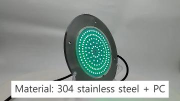 Wall mounted pool underwater light
