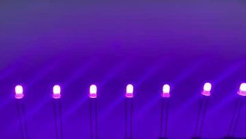 3mm Purple LED Red + Blue LED 
