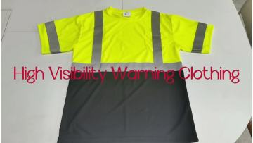 Customized Dry Fit T-shirt Breathable High Visibility Clothing Men's Construction with Logo Safety Reflective Shirts1