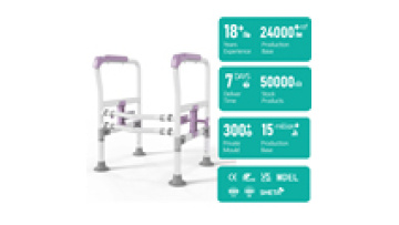 Elder with Adjustable Height &Width  Bathroom Grab Bar Extra-Wide Seat Water Closet Disabled Person Assist Use Safety Grab Bar1