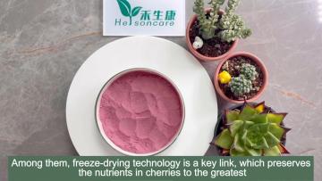 Sour cherry freeze-dried powder