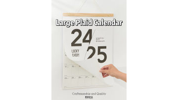 Large wood wall calendar