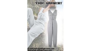 MULTI-POCKET UTILITY JUMPSUIT