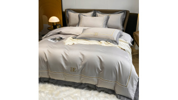 custom embriodery bedding set 