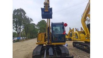 8ton used crawler excavator machine