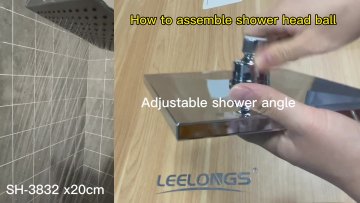 8inch 20cm Plastic Bath Ceiling Top Overhead Rain Bath Head Shower For Bathing1