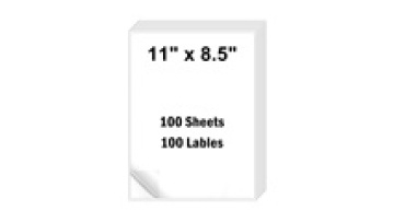 Amazon FBA A4 Label Paper Sheet Rectangle Packaging Label Sticker 11