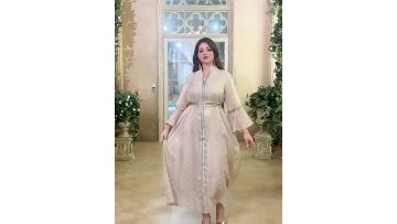 Muslim Abaya Dress AB401 (1)