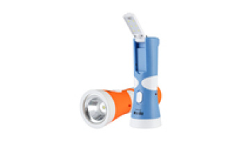 DP Flashlight Portable Rechargeable 2 in 1 LED Torch Light with Foldable Desk Lamp1
