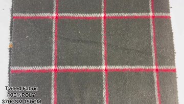 China hot selling textile wholesale woven  pink tweed stock fabric polyester for winter coat1