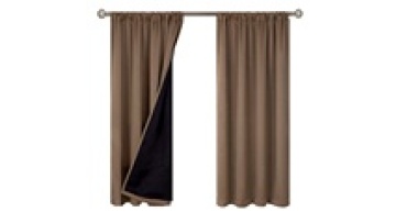 100% Blackout Polyester Cheap 2 Layer Hotel Blackout Lining Fabric Curtain1
