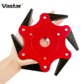 Vastar 3/6 Teeth Brush Cutter Blade Trimmer Metal Blades Trimmer Head 65Mn Garden Grass Trimmer Head For Lawn Mower