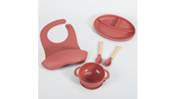Wholesale OEM/ODM BPA Free Spill-Proof Feeding Kitchen Divider Dishes Bowl Food Grade Silicone Suctio Baby Plate For Babies1