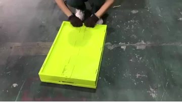 stackable foldable crates
