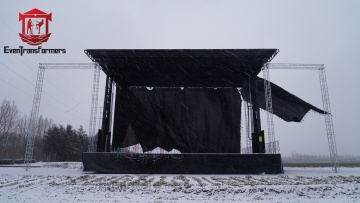 16x13x11m mobile protable stage trailer
