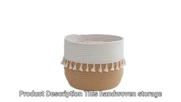 Hand-Woven Storage Baskethandwoven Storage Basket1