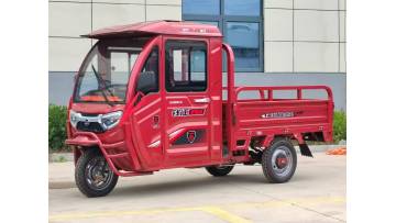 Simple roof electric small cargo tricycle