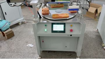 Rotary screen printing machine for panel