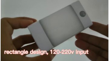 Action Sensor Rectangular Room Light Rechargeable LED Night Light In Bedroom Living Room Indoor Scenes Use1