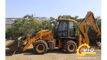 High efficiency shanmon wz30-25 backhoe loader