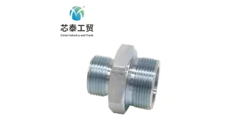 Ningbo Professional Factory Provide Sample 37° Jic SAE Flare Male X SAE O-Ring Boss Orb Male Hydraulic Adapter1