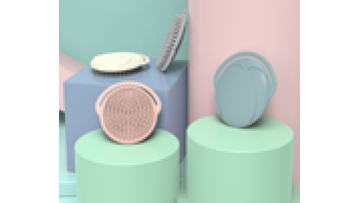 Wholesale Food grade Silicone baby shampoo and bath brush soft for Children wash with mud1